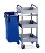 Carro camarera inoxidable